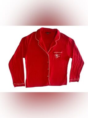 Wildfox Intimates PJ Top 
 with Monogram WF Sz M